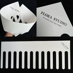  Cốt bìa Răng lược Floral Studio (xấp 5 tờ) - PKK0133 