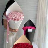 Giấy bìa làm vỏ bó hoa Ốc quế sz to HOT TREND (xấp 5 chiếc) - GIA0132