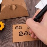 Set 50 chiếc thiệp gấp đôi hình chữ nhật - PKK0113/PKK0114