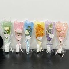  Giấy hoa 1 bông trái tim Love You (xấp 10 tờ) - GIA0135 