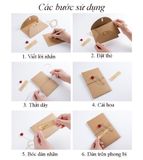 Set 50 chiếc thiệp gấp đôi hình chữ nhật - PKK0113/PKK0114