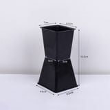 Cốt vuông màu trắng dùng bó hoa tươi, hoa sáp - PKK0089