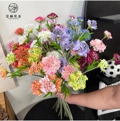 Hoa lụa Sca cánh răng cưa 3b- HOG0064