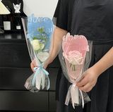 Giấy hoa 1 bông trái tim Love You (xấp 10 tờ) - GIA0135