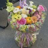 Giấy nhún Hoa lá hot trend gói hoa tươi, hoa sáp (xấp 10 tờ) - GIA0136