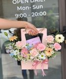 Túi giấy cắm hoa hình chữ nhật (1 chiếc) - THH0065