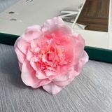 Đầu bông mẫu đơn lụa size 9cm - HOG0021