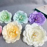 Đầu bông mẫu đơn lụa size 9cm - HOG0021