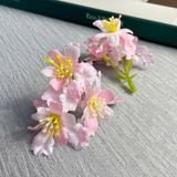 Chùm hoa điểm Anh Đào 3 nhánh, hoa lụa cao cấp (gói 20 chùm) - HOG0023