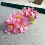 Chùm hoa điểm Anh Đào 3 nhánh, hoa lụa cao cấp (gói 20 chùm) - HOG0023