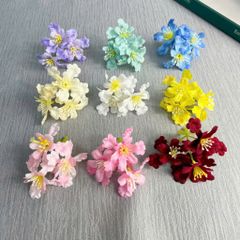 Chùm hoa điểm Anh Đào 3 nhánh, hoa lụa cao cấp (gói 20 chùm) - HOG0023