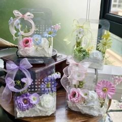 Túi mika trơn, túi lịch (1 chiếc) - THH0157