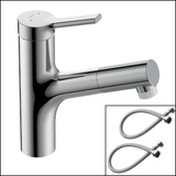 Vòi rửa dây rút nóng lạnh JOMOO 32443-574/1B-Z