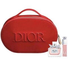 Gift set túi mỹ phẩm Dior (red)
