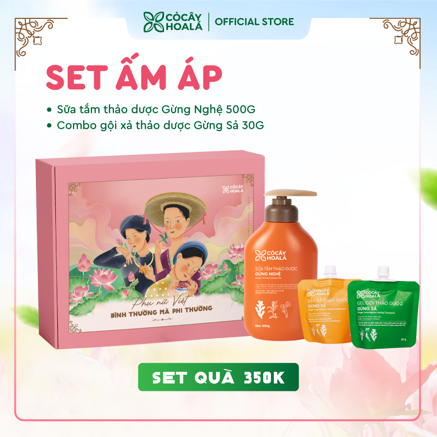 [SET 3] Set Quà Ấm Áp Cỏ Cây Hoa Lá 