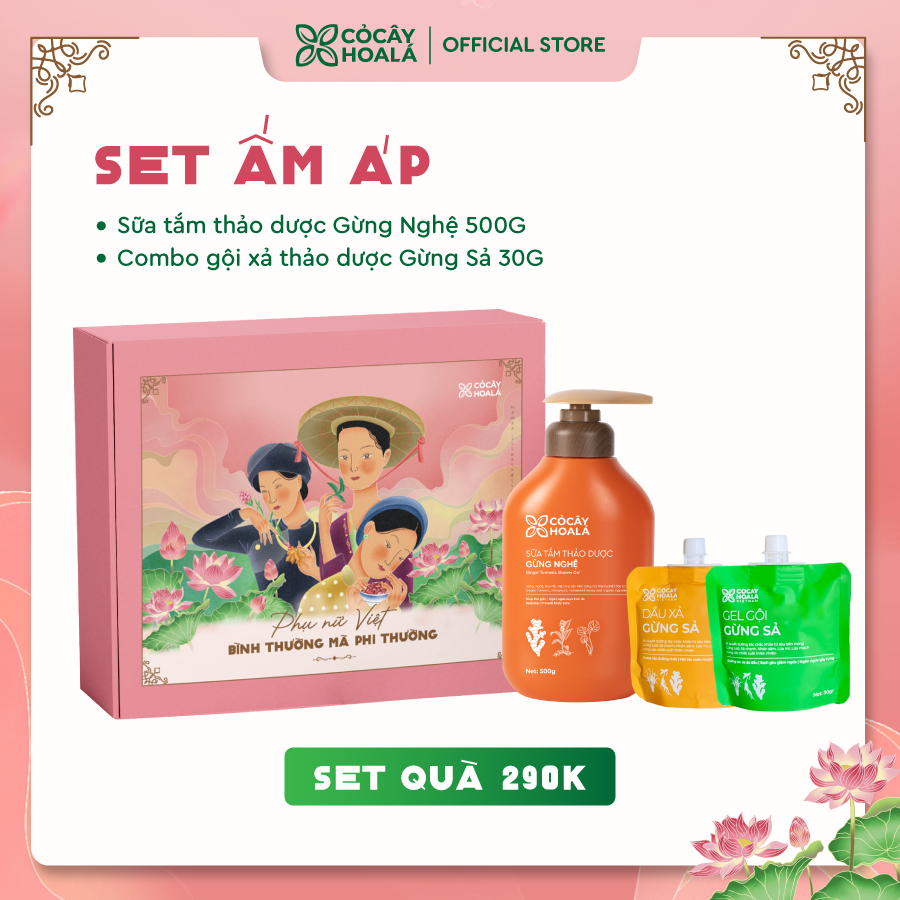 [SET 3] Set Quà Ấm Áp Cỏ Cây Hoa Lá 
