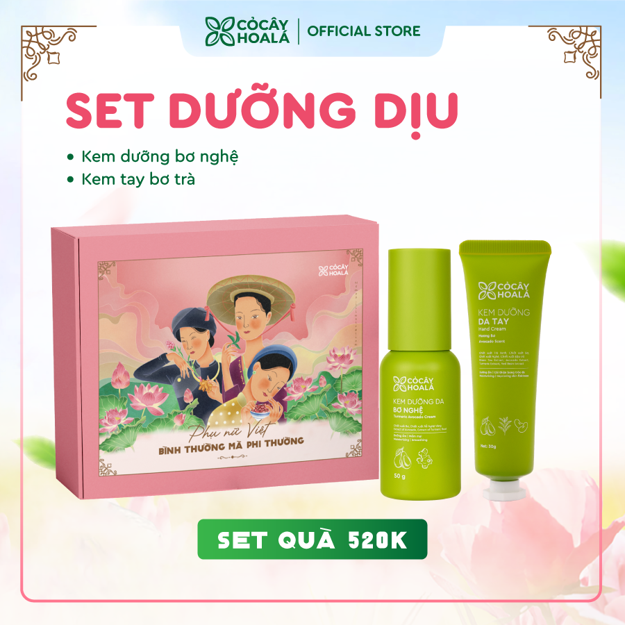 [SET 15] Set Quà Dưỡng Dịu Cỏ Cây Hoa Lá 