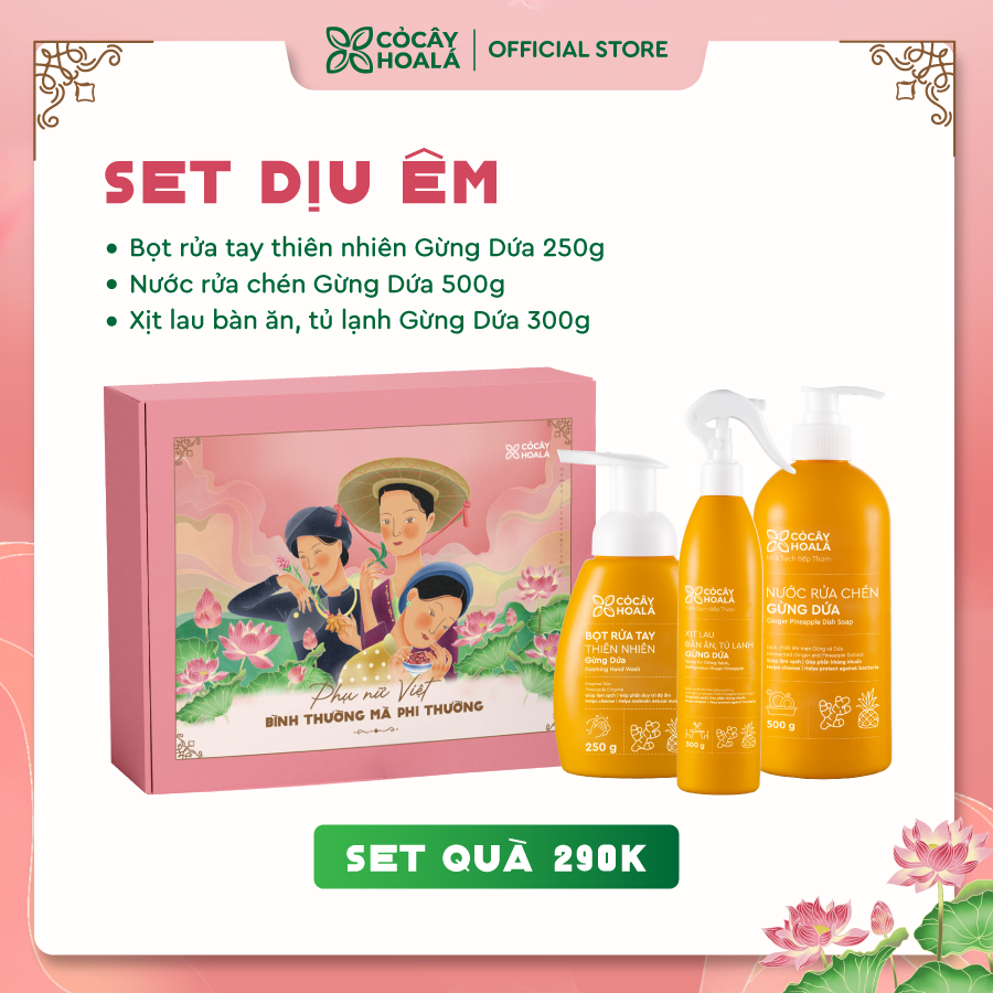 [SET 2] Set Quà Dịu Êm Cỏ Cây Hoa Lá 