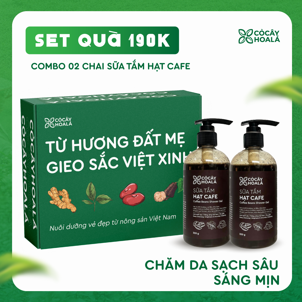 [SET 20/11] Set 2: Combo 2 sữa tắm Cafe