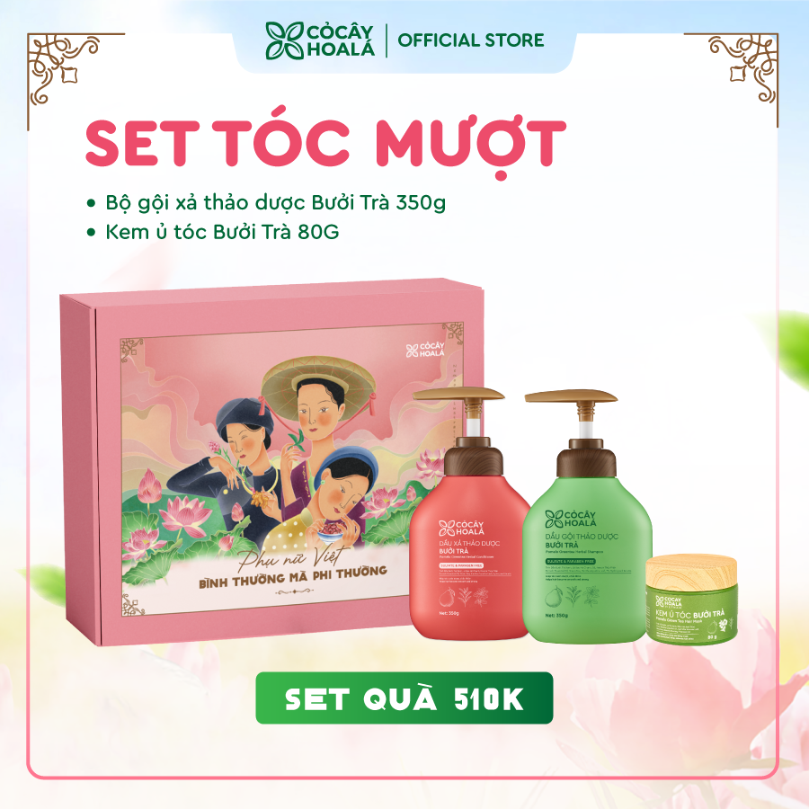 [SET 5] Set Quà Tóc Mượt Cỏ Cây Hoa Lá 