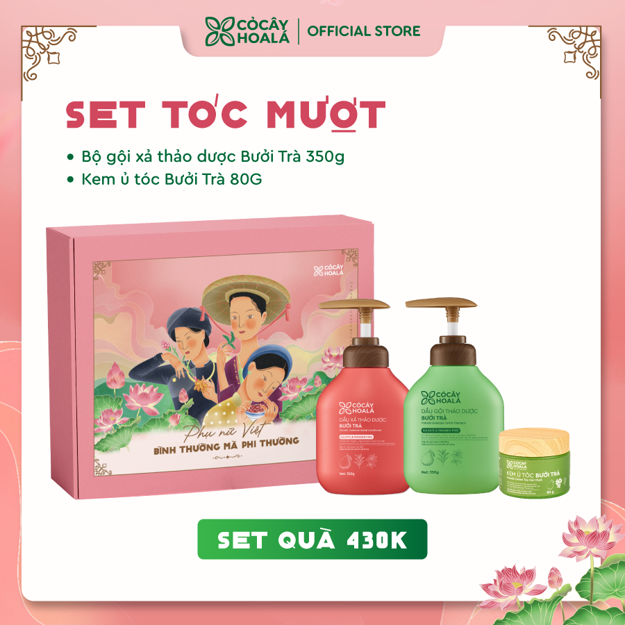 [SET 5] Set Quà Tóc Mượt Cỏ Cây Hoa Lá 