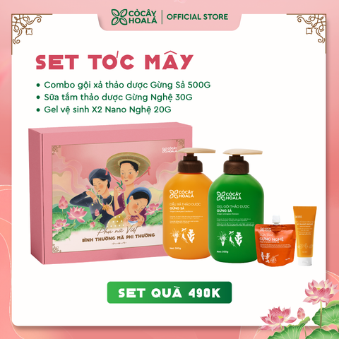 [SET 12] Set Quà Tóc Mây Cỏ Cây Hoa Lá 