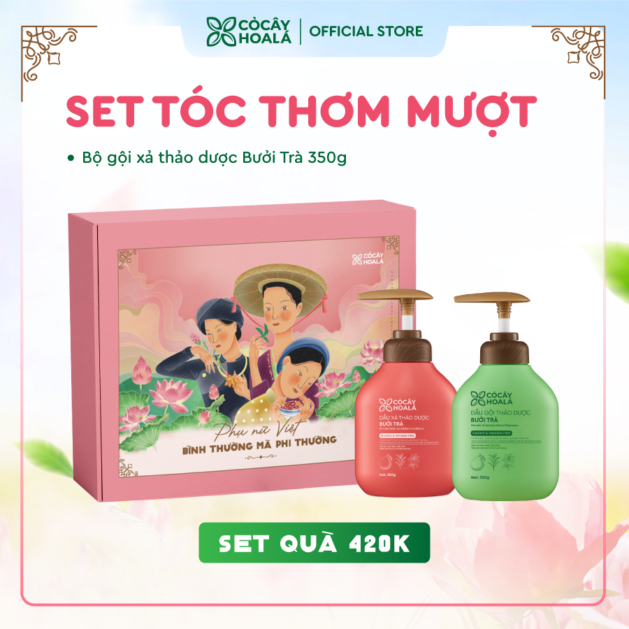 [SET 14] Set Quà Tóc Thơm Mượt Cỏ Cây Hoa Lá 