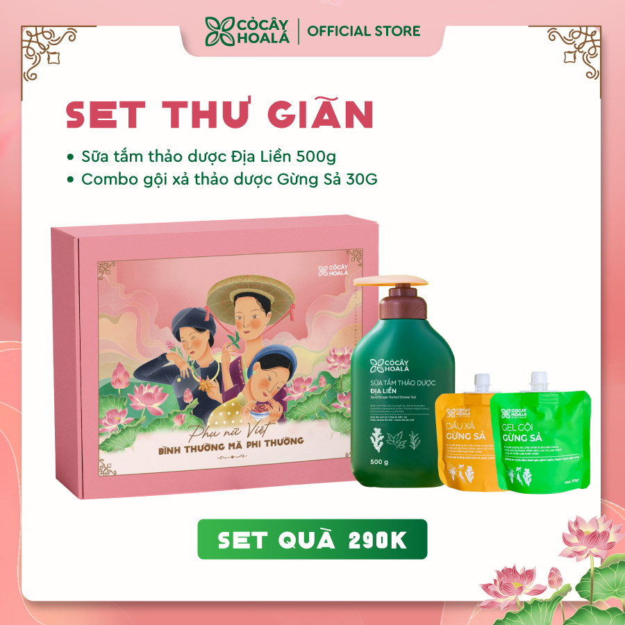 [SET 13] Set Quà Thư Giãn Cỏ Cây Hoa Lá 