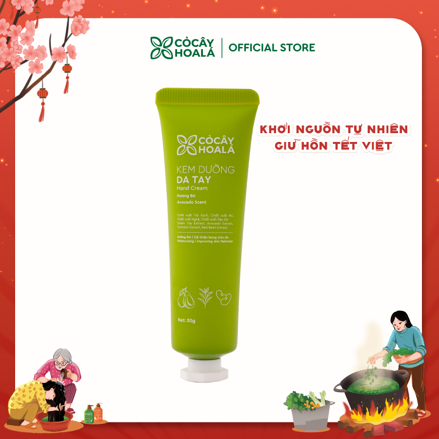 Kem Dưỡng Da Tay Bơ Trà 30g