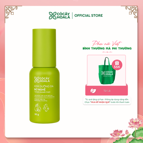 Kem Dưỡng Da Bơ Nghệ Cỏ Cây Hoa Lá 50g DƯỠNG ẨM CHUYÊN SÂU