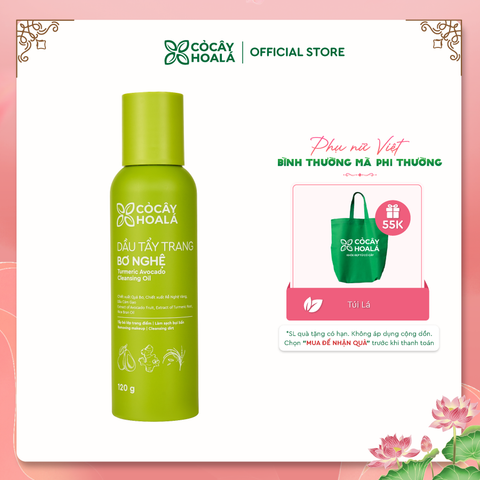 Dầu Tẩy Trang Bơ Nghệ Cỏ Cây Hoa Lá 120ml SẠCH SÂU