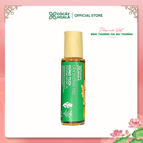 Nước dưỡng tóc Gừng tươi Cỏ Cây Hoa Lá 15g góp phần giảm tình trạng rụng tóc