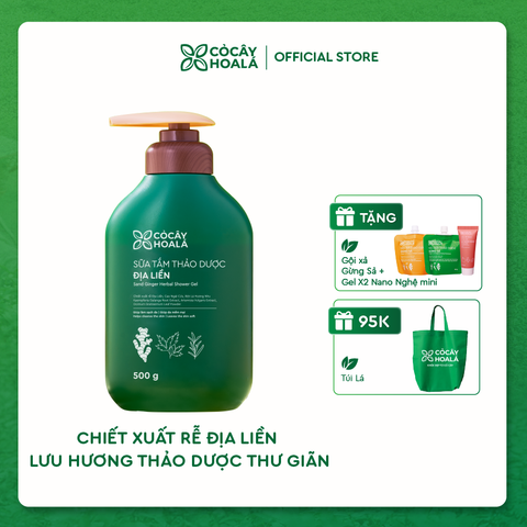 Sữa Tắm Thảo Dược Địa Liền Cỏ Cây Hoa Lá 500g