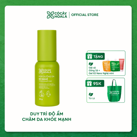 Kem Dưỡng Da Bơ Nghệ Cỏ Cây Hoa Lá 50g Dưỡng Ẩm Chuyên Sâu