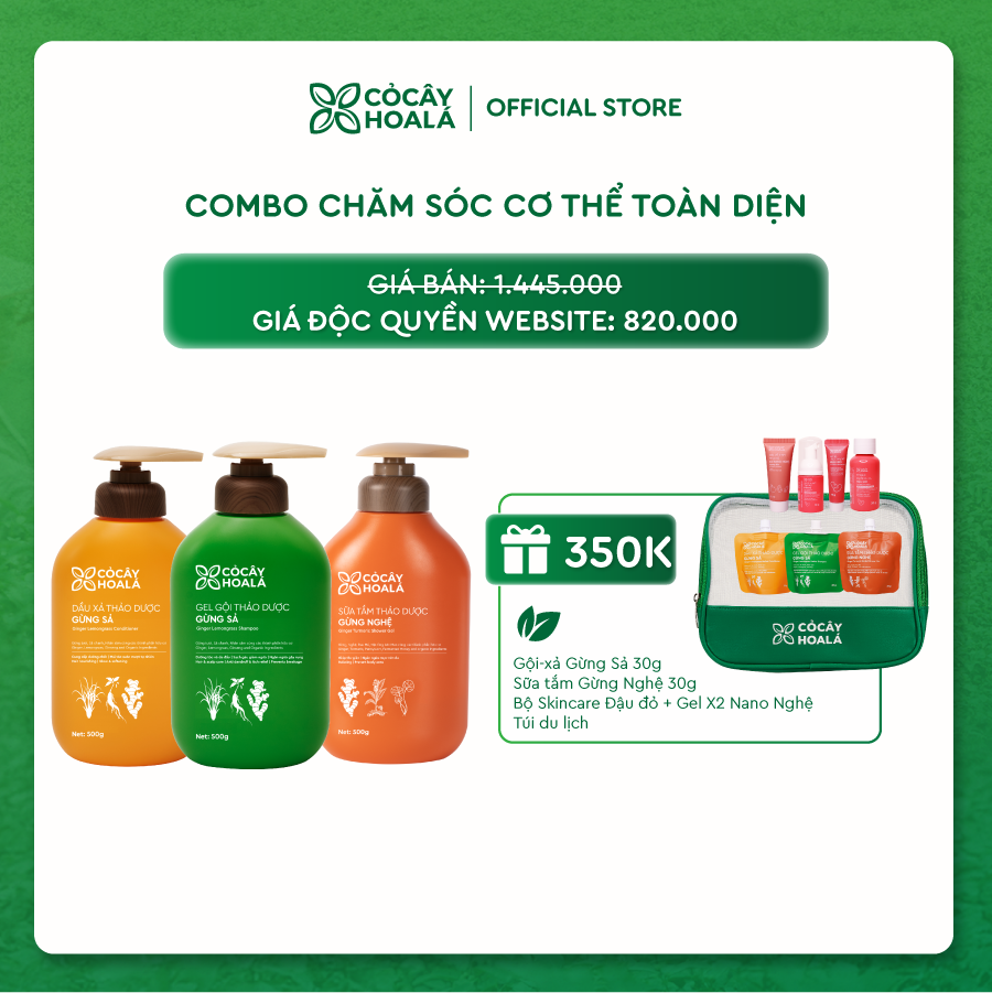 Combo Da Sáng Tóc Khỏe