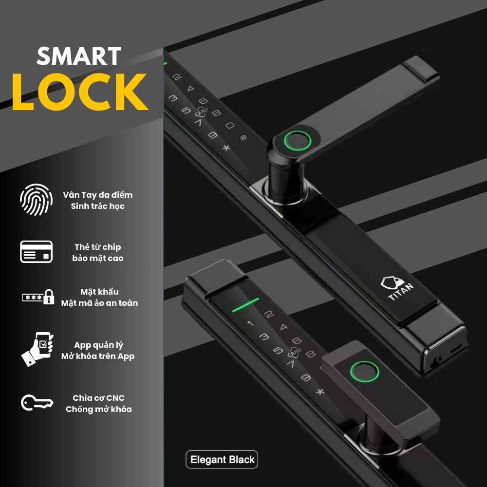 Khóa vân tay cửa nhôm PRO1A