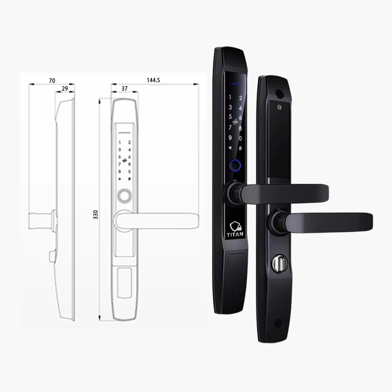 Khóa vân tay cửa nhôm PRO2A