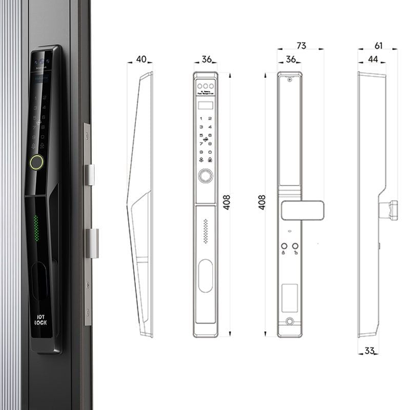 Khóa nhận diện khuôn mặt IOT LOCK VIP4A