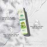  Xịt khoáng dưỡng ẩm Lô Hội BENEW Aloe Mineral Moisture Mist 150ml 