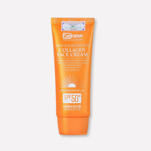 Kem Chống Nắng Collagen Tăng Đàn Hồi, Dưỡng Trắng Da - BENEW Collagen Daily Protection Face Cream 70ml