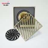 Thoát sàn Ts-207 chân ngăn mùi bẫy nước