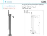 Sen bồn tắm đặt đất Fc-666-E01-D5