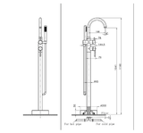 Sen bồn tắm đặt đất Fe-1300LG