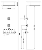 Sen tắm âm trần Fc-b01013t