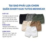  Quần Short Kaki Cá Sấu Cao Cấp - QSK03 