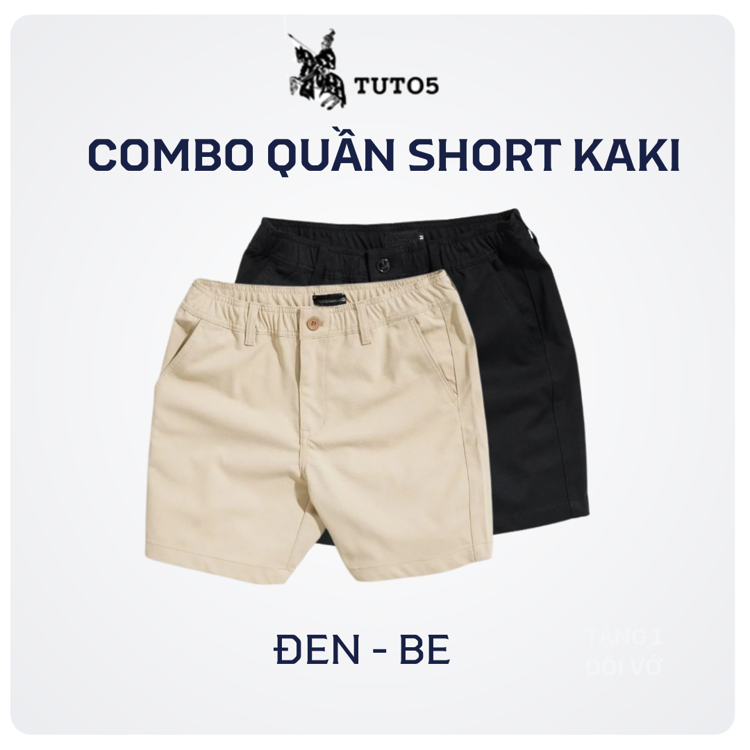  Combo 2 Quần Short Kaki - QSK03 