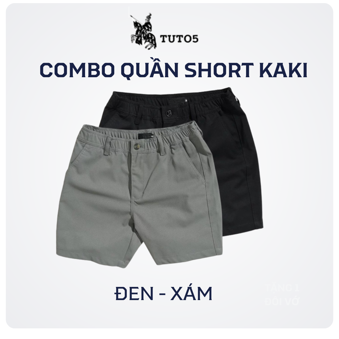  Combo 2 Quần Short Kaki - QSK03 