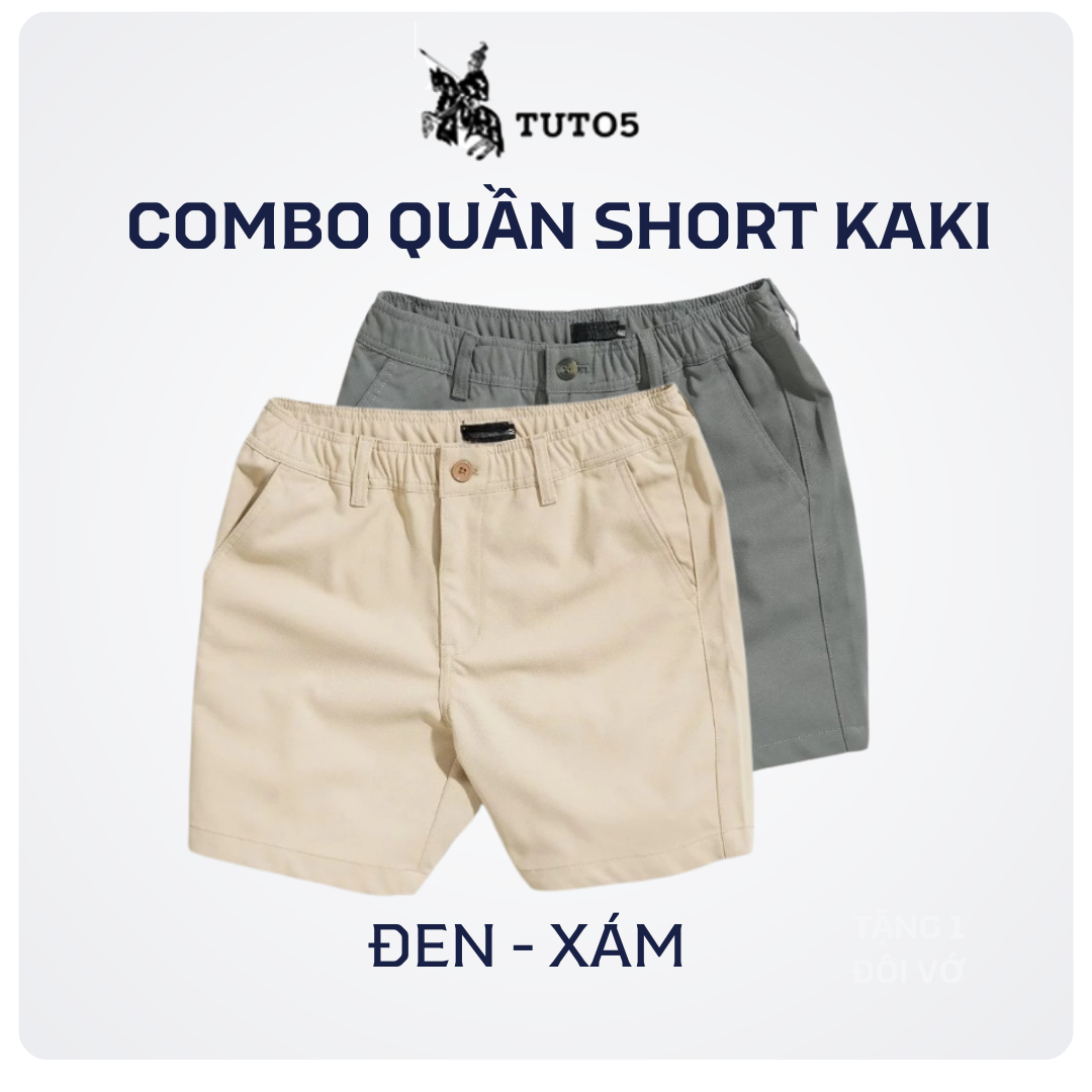  Combo 2 Quần Short Kaki - QSK03 