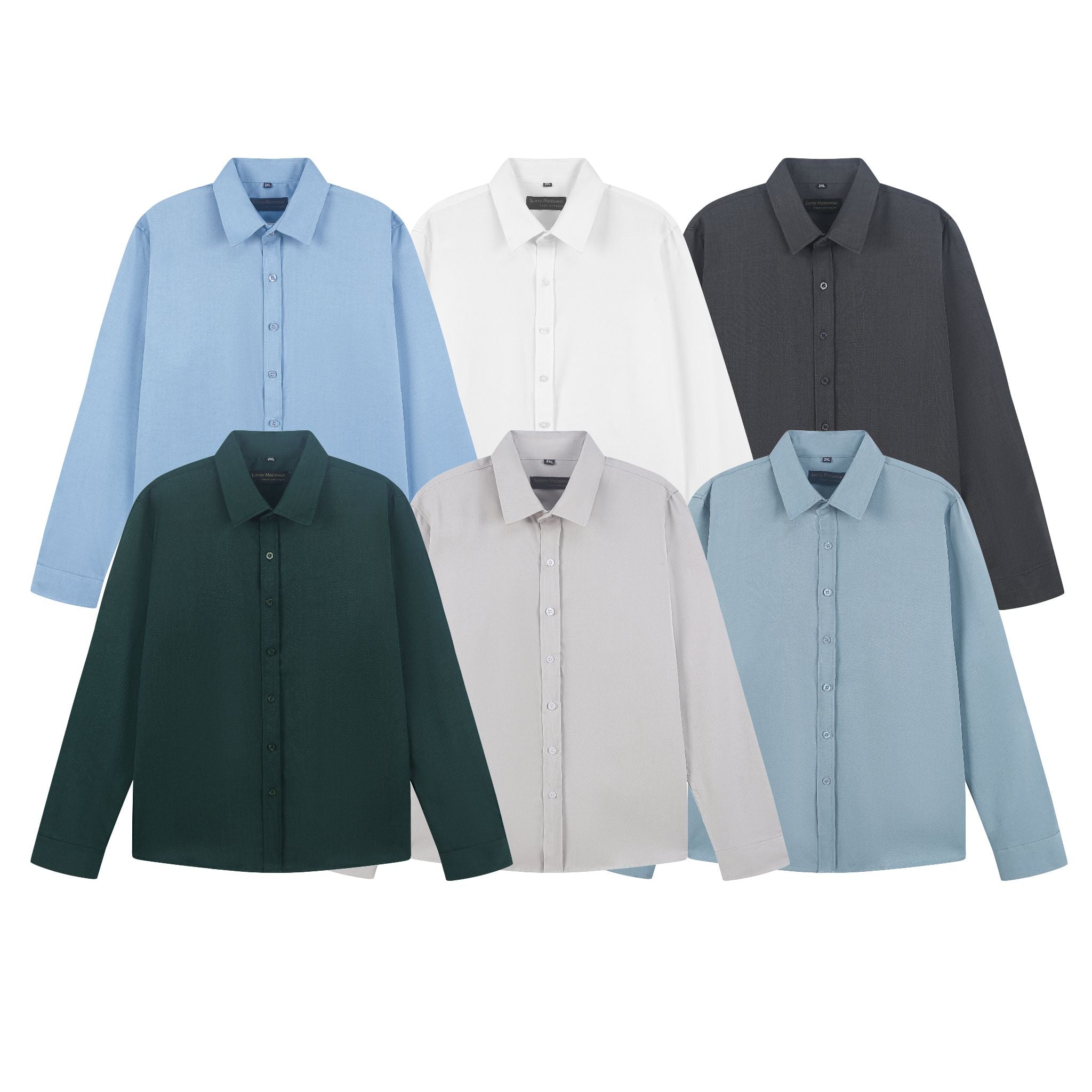  Áo Sơ Mi Tay Dài Oxford Form Rộng - SMT08 