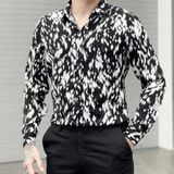  Áo Sơ Mi Lụa Họa Tiết Độc Bản - SML01 